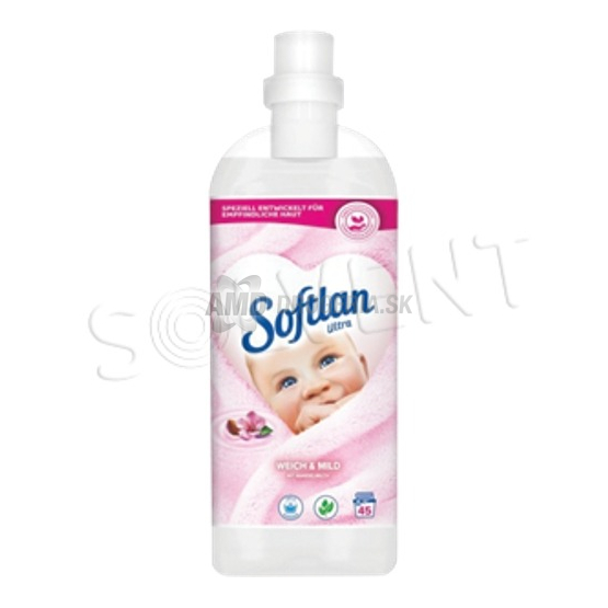 Softlan Ultra Weich & Mild aviváž, 1 l (45 praní)