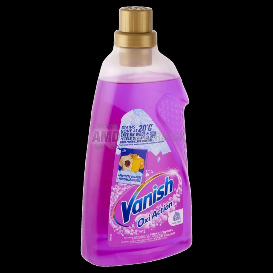 Vanish Oxi Action ružový gél na odstraňovanie škvŕn, 1,5 l
