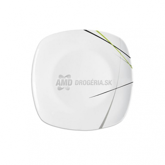 Orion Tanier porcelánový dezertný Green, 18,5 x 18,5 cm
