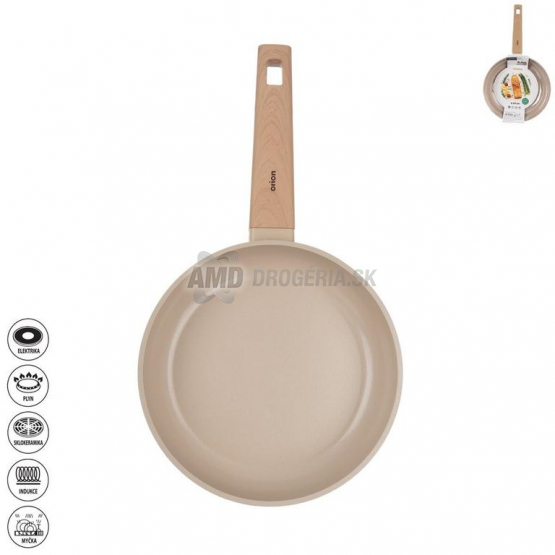 Orion Panvica Ecrina, béžová keramická, priemer 24 cm