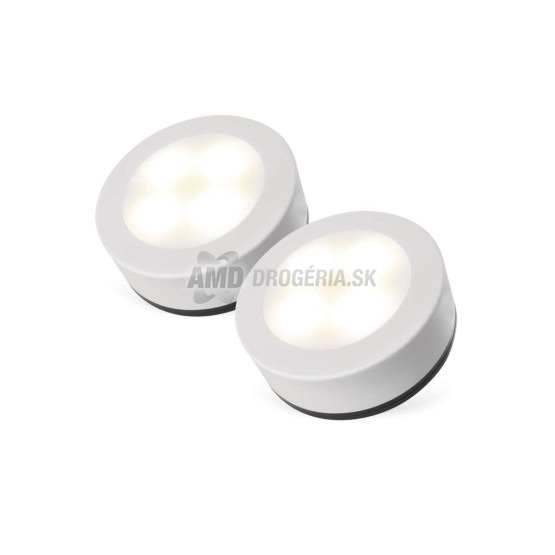 Emos LED nočné svietidlo P3327, teplá biela, 3× AAA, 2 ks
