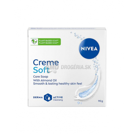 Nivea Creme Soft krémové tuhé mydlo, 90 g