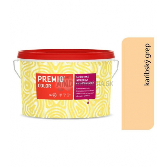 Premio Color 09 Karibský grep, natónovaná interiérová farba, 7,5 kg