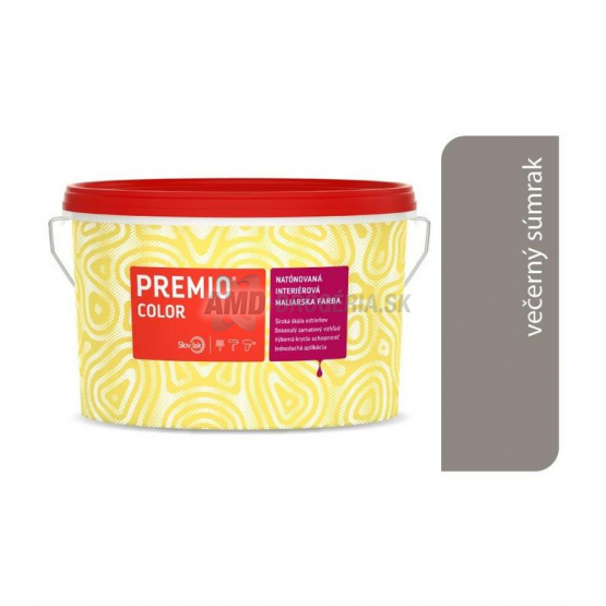 Premio Color 10 Večerný súmrak, interiérová maliarska farba, 7,5 kg