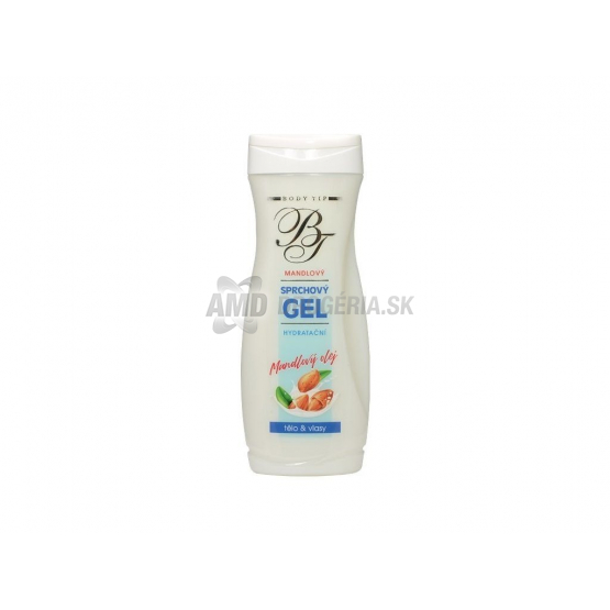 Body Tip Mandľový sprchový gél s mandľovým mliekom, 300 ml
