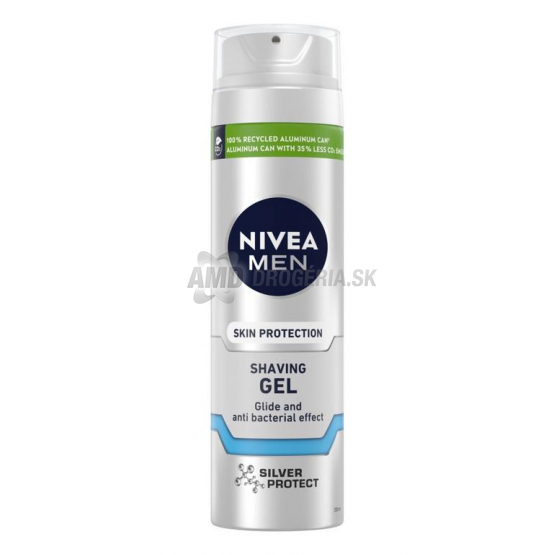 Nivea Men Silver Protect gél na holenie, 200 ml