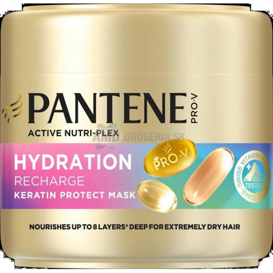 Pantene Pro-V Hydration Recharge maska na vlasy, 300 ml