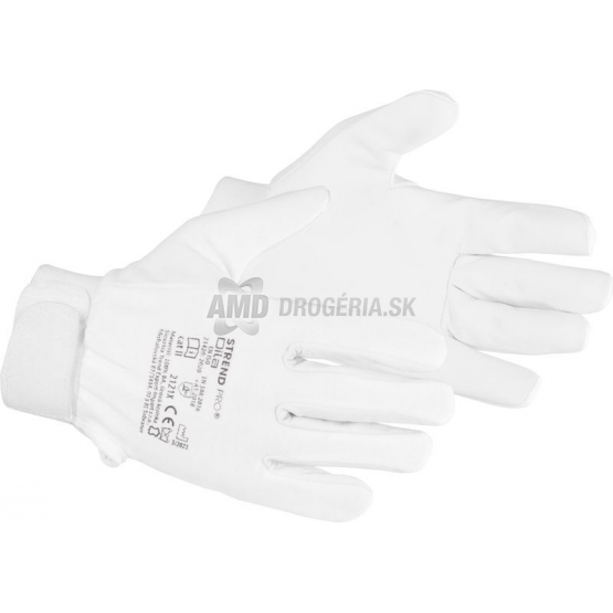Strend Pro Dila Pracovné rukavice koža/textil, veľkosť 8/M
