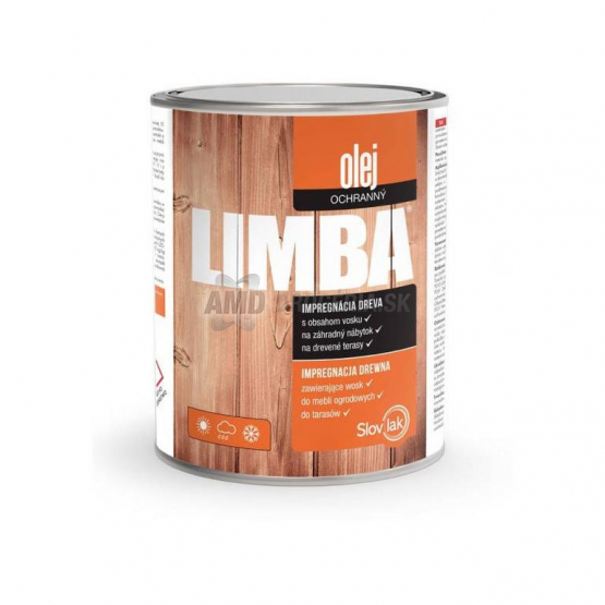 Limba Impregnačný olej na drevo, orech, 0,75 l