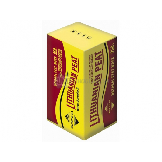 Durpeta Rašelina kyslá 3,5–4,5 pH, 250 l