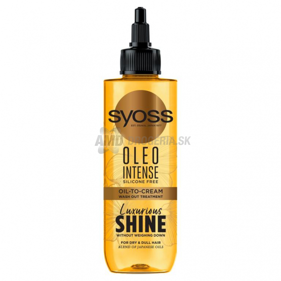 Syoss Oleo Intense Oil-to-Cream oplachová starostlivosť, 200 ml