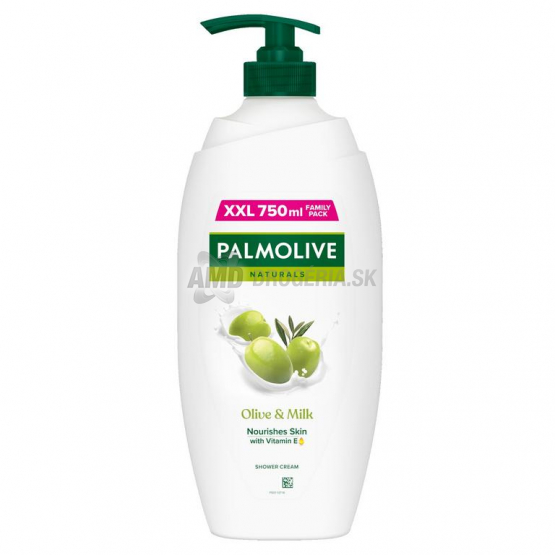 Palmolive Naturals Olive & Milk sprchovací gél s pumpou, 750 ml