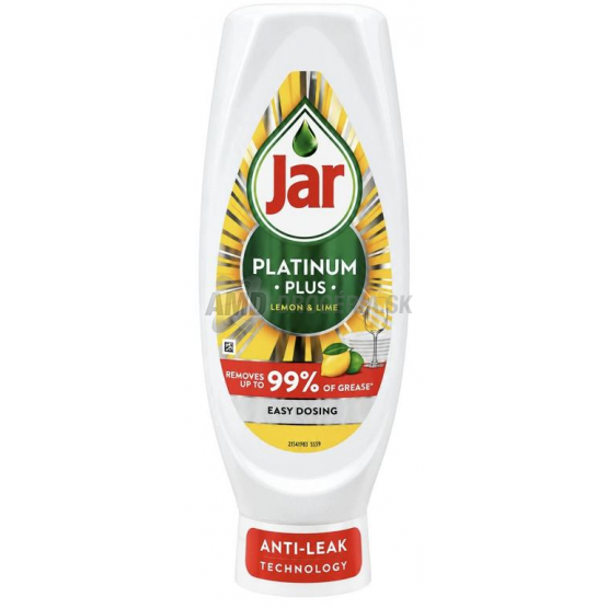 Jar Platinum Plus Lemon & Lime umývací prostriedok na riad, 660 ml