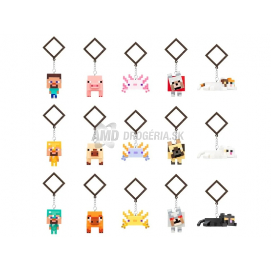 Minecraft Prívesok meniaci farbu, 1 ks