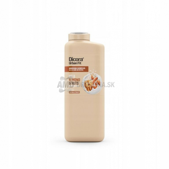 Dicora Urban Fit Sprchový gél Vitamín B Almond & Nuts, 400 ml