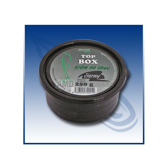 TOP BOX KRÉM NA TOPÁNKY ČIERNY 250 ML