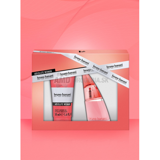BRUNO BANANI DÁMSKA DARČEKOVÁ KAZETA ABSOLUTE WOMAN S15 TOALETNÁ VODA 40 ML + SPRCHOVÝ GÉL 150 ML