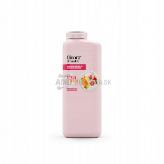 Dicora Urban Fit Sprchový gél Vit C Citrus & Peach, 400 ml
