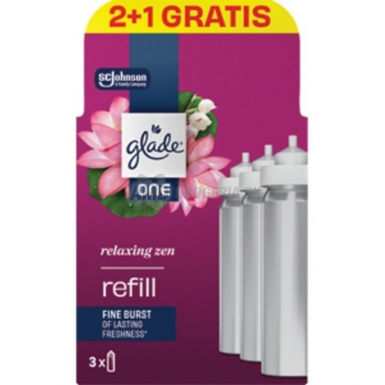 Glade ONE Relaxing Zen, náhradná náplň 3× 10 ml