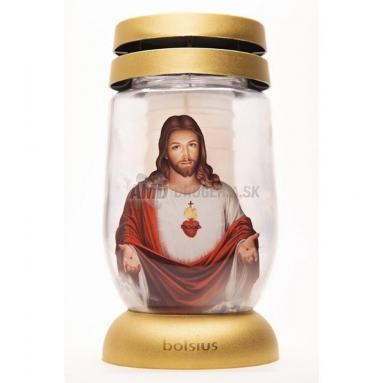 Bolsius Kahanec 3D Ježiš s náplňou, 22 cm, 36 h