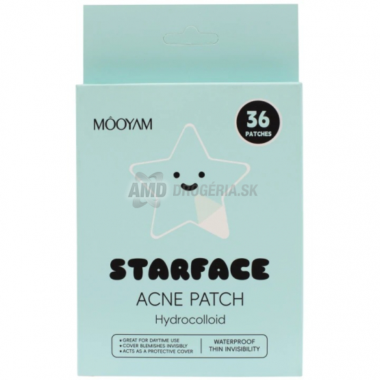 Mooyam Starface Acne Patch hydrokoloidné náplasti na akné, 36 ks
