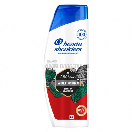Head & Shoulders Old Spice Wolfthorn šampón proti lupinám, 400 ml