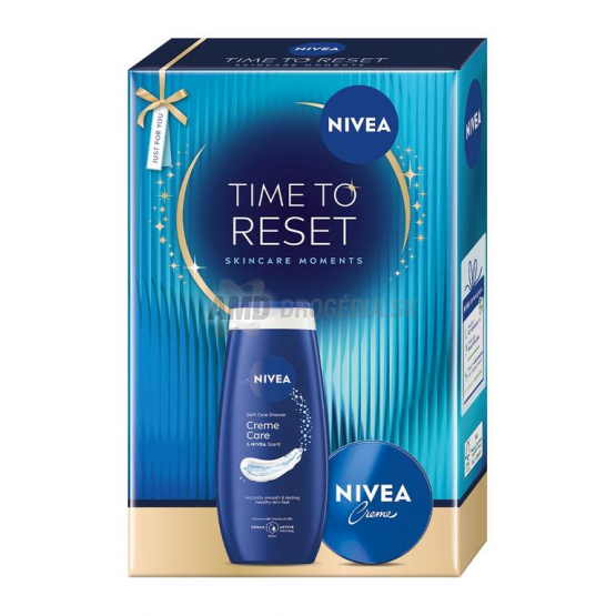 Nivea Time to Reset darčekový box (sprchový gél + krém)