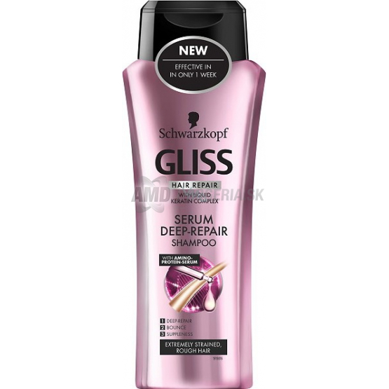 GLISS KUR ŠAMPÓN 400 ML SERUM DEEP REPAIR