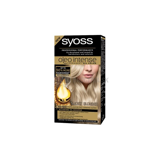 SYOSS OLEO INTENSE 10-50 POPOLAVÝ BLOND