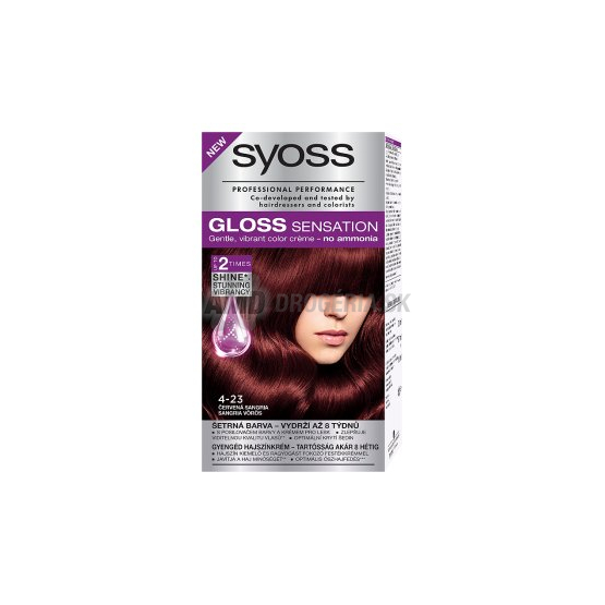SYOSS GLOSS SENSATION 4-23 ČERVENÁ SANGRIA