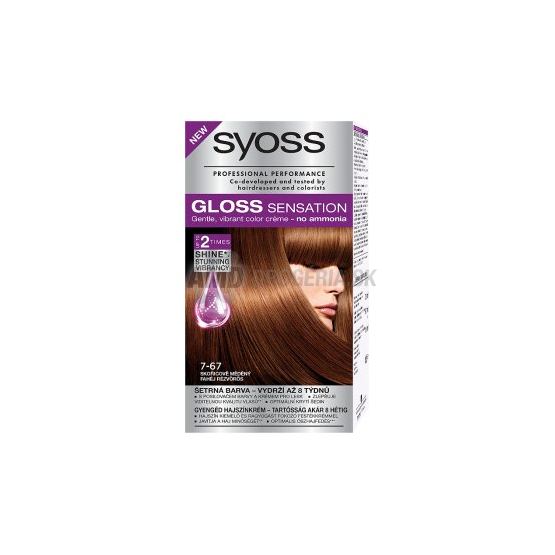 SYOSS GLOSS SENSATION 7-67 MEDENÁ ŠKORICA