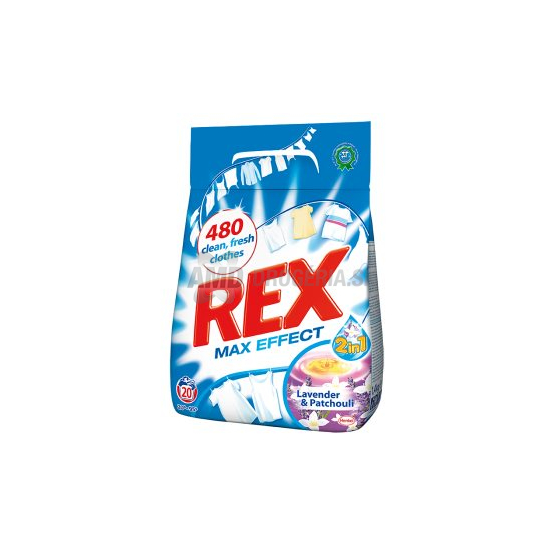 REX PRACÍ PRÁŠOK LAVENDER & PATCHOULI 20 PD
