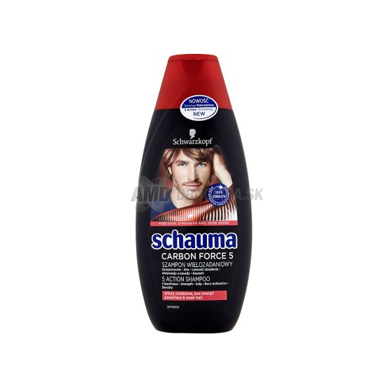 SCHAUMA ŠAMPÓN MEN CARBON FORCE 5 400 ML