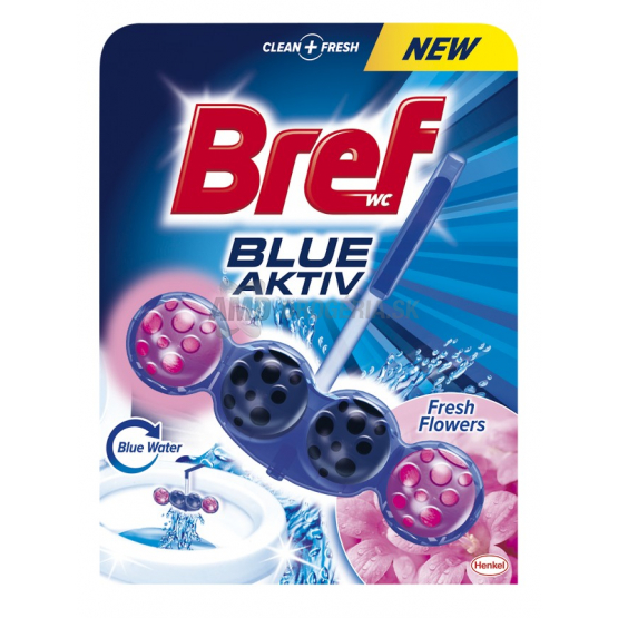 BREF WC POWER ACTIV BLUE FRESH FLOWER 1 KS