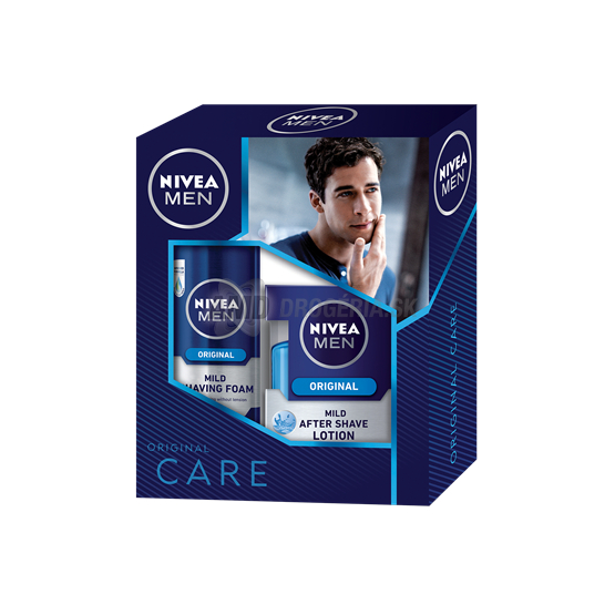 DARČEKOVÁ PÁNSKA KAZETA NIVEA SHAVING ORIGINAL PENA NA HOLENIE + VODA PO HOLENÍ 16
