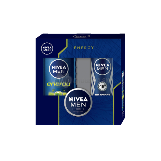 DARČEKOVÁ PÁNSKA KAZETA NIVEA ENERGY MAN DEODORANT + SPRACHOVÝ GÉL + KRÉM 16