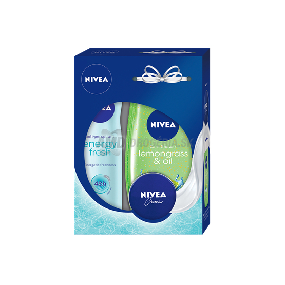 DARČEKOVÁ DÁMSKA KAZETA NIVEA ENERGY DEODORANT + SPRCHOVÝ GÉL + KRÉM 16