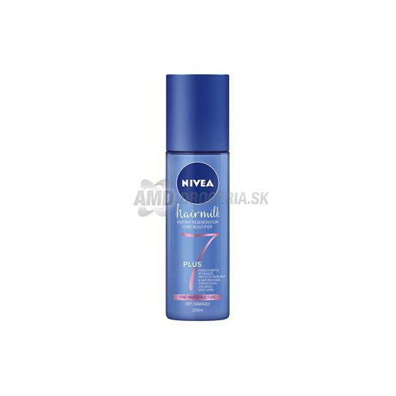 NIVEA HAIRMILK KONDICIONÉR BEZOPLACHOVÝ JEMNÉ VLASY 200 ML