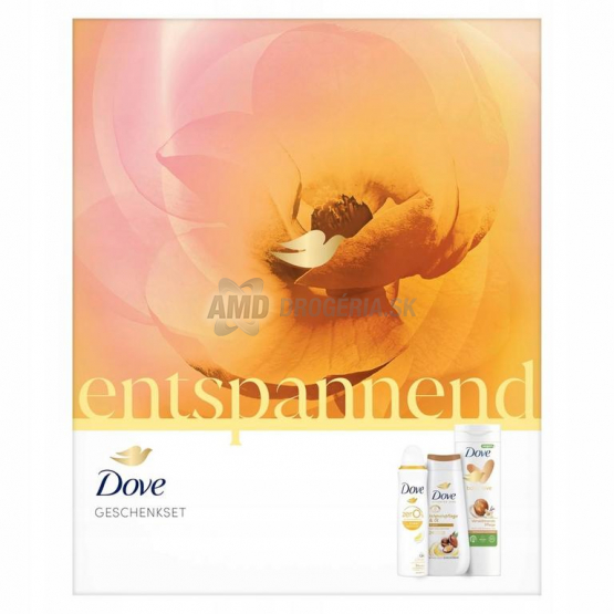 Dove Darčeková kazeta Relaxing (sprchový gél 225 ml + telové mlieko 400 ml + deodorant 150 ml)