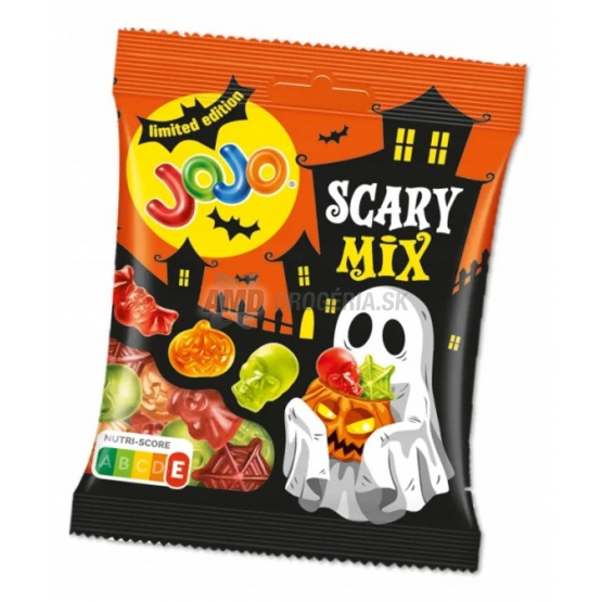 JOJO Scary Mix želé cukríky, 80 g