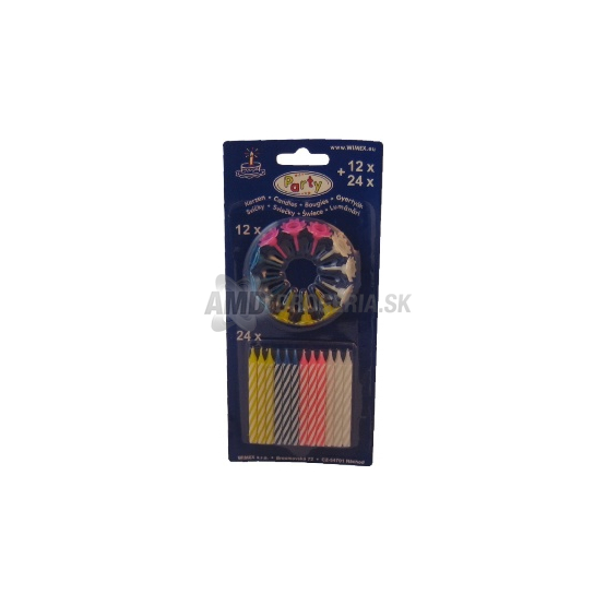 TORTOVÉ SVIEČKY 24 KS