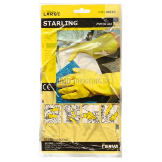 LATEXOVÉ RUKAVICE STARLING LARGE