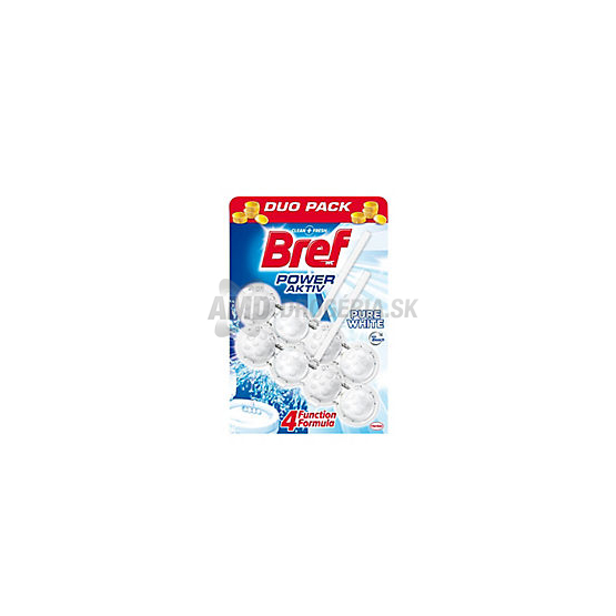 BREF WC POWER ACTIV PURE WHITE 2 KS