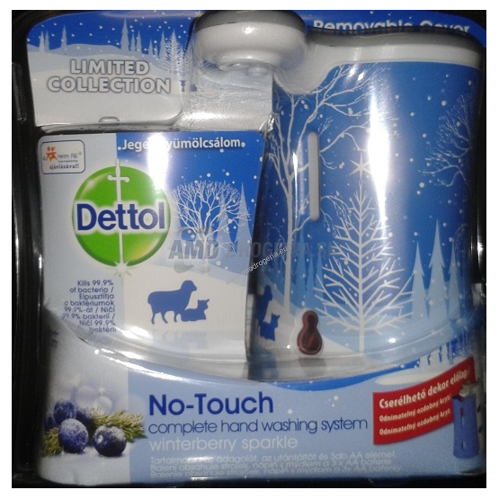 DETTOL BEZDOTYKOVÝ DÁVKOVAČXMAS WINTERBERRY 250ML