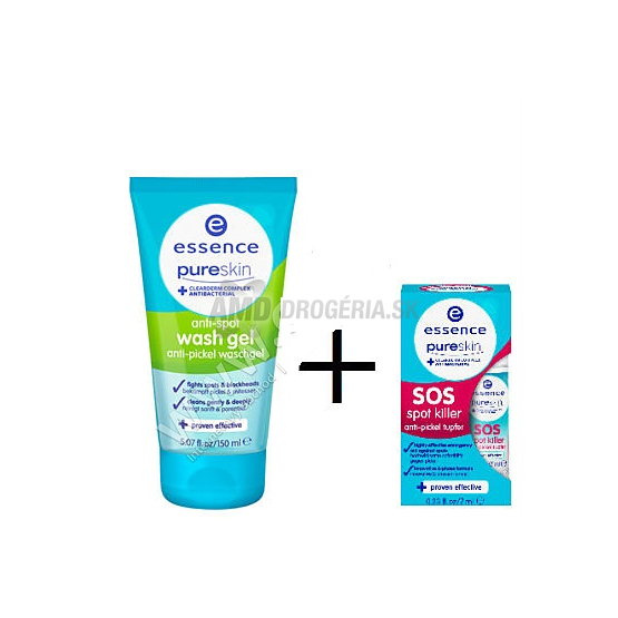 ESS PURE SKIN PACK SOS + UMÝVACÍ GÉL