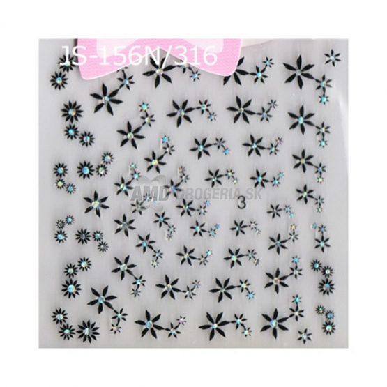 NÁLEPKY NA NECHTY JS-156 N