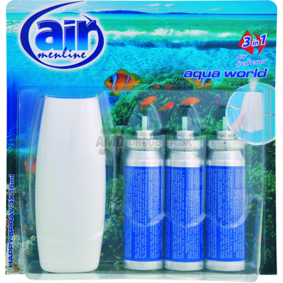 AIR MENLINE 3V1 AQUA SPREJ 3X15 ML