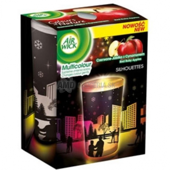 AIR WICK SVIEČKA MULTICOLOR ČERVENÉ JABLKO 152 G