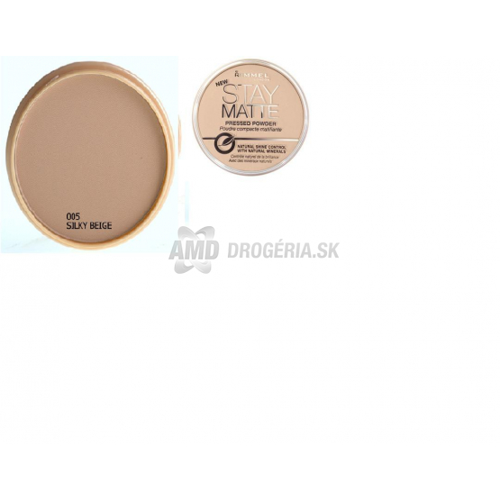 RIMEL PÚDER STAY MATTE 005 SILKY BEIGE 14 G