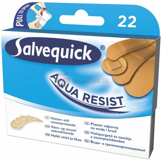 SALVEQUICK AQUA RESIST NÁPLASŤ 22 KS